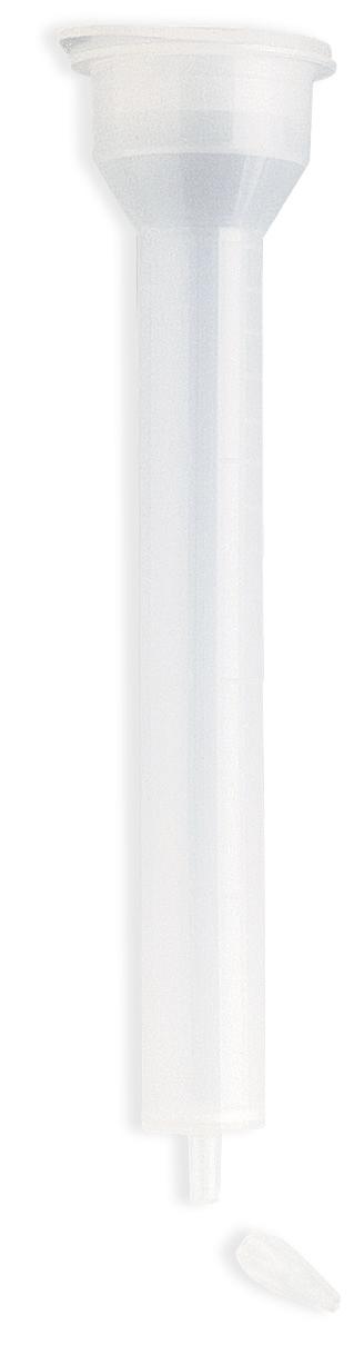 2 ml bed volume and integral 10 ml reservoir Porous 30 µm polyethylene bed support retains Luer end fitting with snap-off tip Autoclavable and NaOH compatible Econo-Pac s Econo-Pac are disposable 20