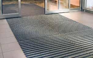 Outstanding scraping performance for entrances with multi-directional traffic in zone 1 or