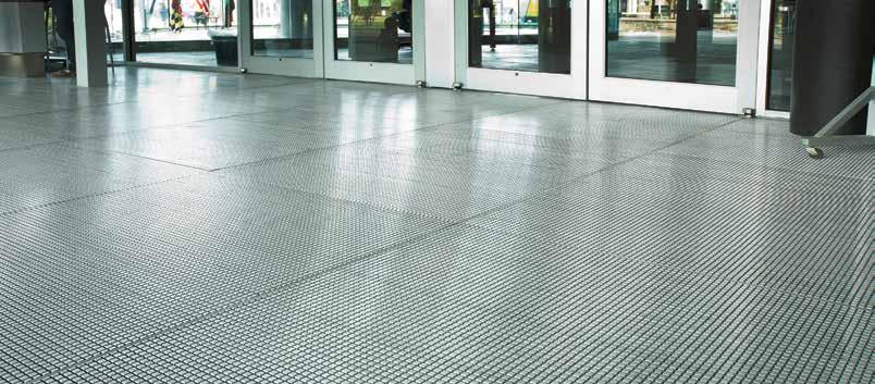 Outstanding scraping performance for entrances with multi-directional traffic in