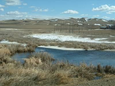 Creighton Tributary, Bad Lake as a typical Prairie Basin Moderately well drained plateau of grains and fallow