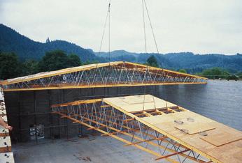 LONG SPAN INSTALLATION Long Spans (Over 70 Feet) RedBuilt open-web trusses with spans over 70 feet are available only if all of the following additional requirements are satisfied.