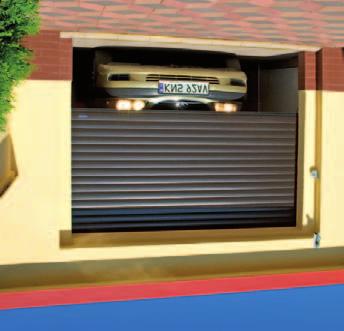Roller doors are as standard automatic and can be additionally equipped with a remote