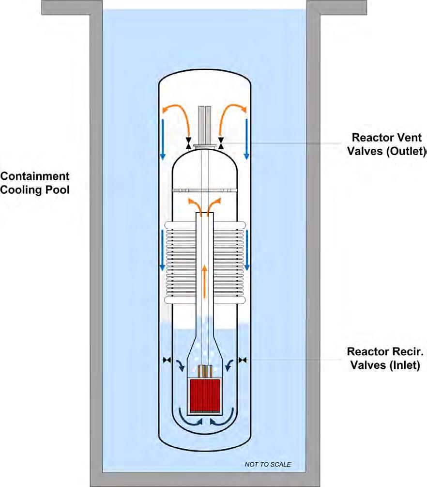 Emergency Core Cooling System (ECCS) / Containment Heat Removal System (CHRS) Provides a means of removing core decay heat and limits containment pressure by: Steam Condensation Convective Heat