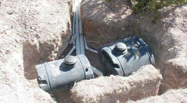 1 2 3 Hybrid Pumped and Gravity Conveyance with Underground Tank Santa Fe, New Mexico 30 Camino Sudeste Santa Fe, New Mexico 87508 USA Phone/Fax (1 505) 986-1719 email