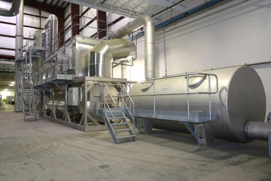 Dust Filter Pulse jet filter and cartridge filters are used to collect any duct particles and prevent foam from accessing the other parts of the abatement plant.
