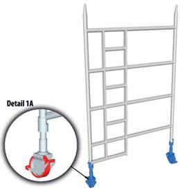5) and fit stabilisers to increase the safe working height to the tower. Towers may also be tied to a suitable rigid structure using standard scaffolding tubes and fittings (see tying in). 9.