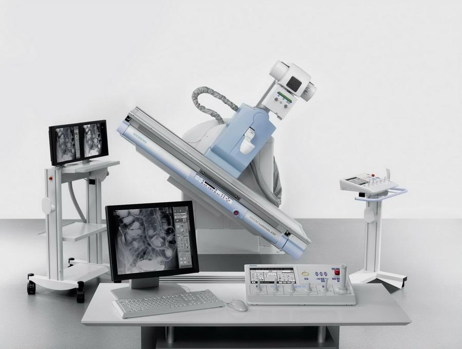 Digital solution from Siemens- LuminosdRF Digital X-Ray Benefits : High image quality High patient throughput No overexposures Dose controlled by DAP