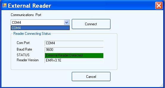 Chapter 11: Other Tools There are four sub-menus available in the Tool menu: External Reader Login Account Update Database Backup Database Restore 11.