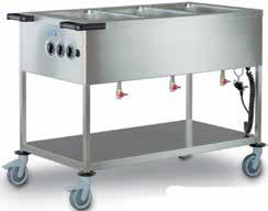 HUPFER - MOBILE HEATED AND REFRIGERATED BAIN MARIES The Hupfer range of heated and chilled mobile bain maries play an important role in community foodservices.
