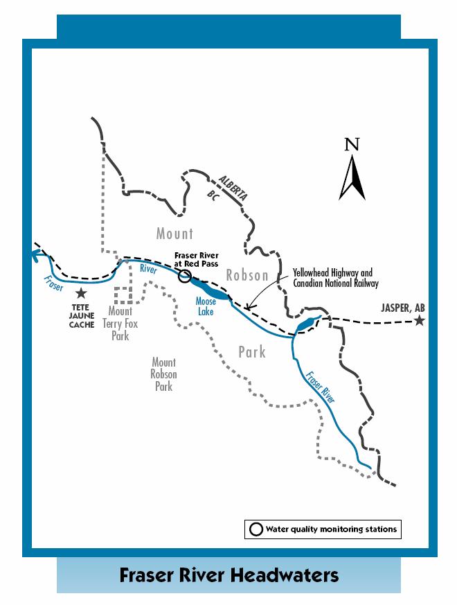 Water Quality Assessment of the Fraser River at Red Pass 1984-4 Figure 1: Fraser River at Red Pass This report assesses twenty-one years (1984 4) of water quality data collected by Environment Canada