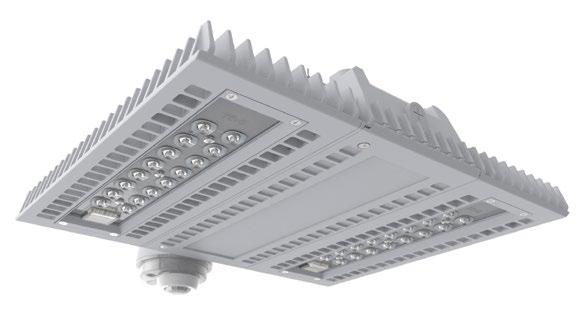 industry leading LED parking garage and
