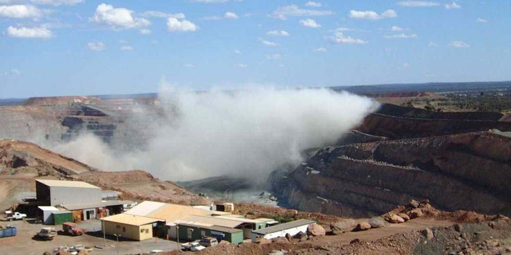 Revised Dust Monitoring Open Pit Blasting Blasting can create localised dust impacts of high "nuisance value" for residents.