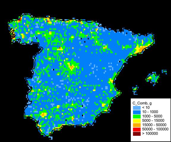 Peculiarities of PAH (BaP) emissions in Spain: