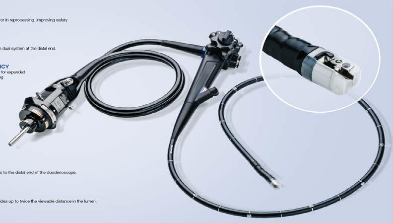 In addition, we have developed a new adaptor that can be attached to the tip of the duodenoscope to