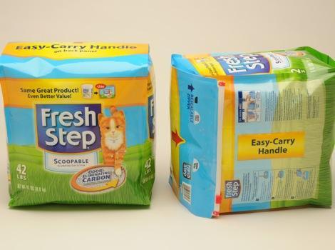 Redesign - Shape & Volume Fresh Step Cat Litter Replaced a polypropylene pail with a
