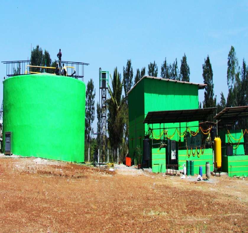 Biogas bottling at Maltose Agri Products Pvt. Ltd.