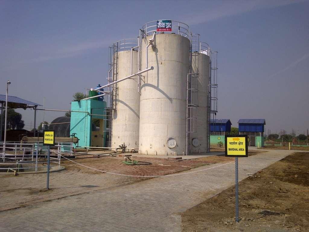 Biogas bottling project at Option Energy, Shree