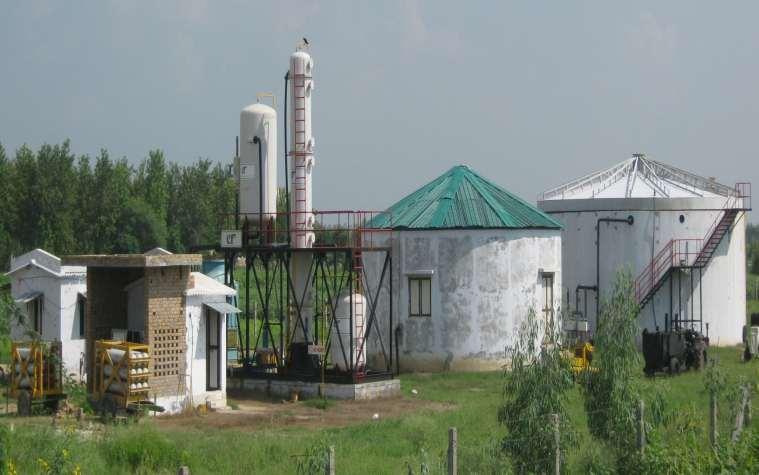 Biogas bottling project at Anand