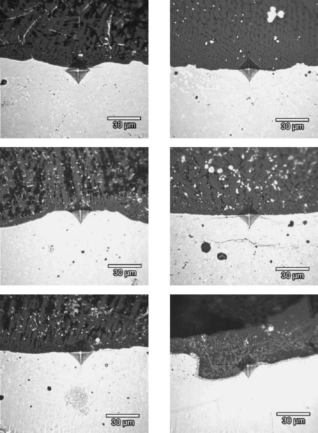 Effects of Different Hydroxyapatite Binders on Morphology, Ca/P Ratio and Hardness of Nd-YAG Laser Clad Coatings 2857 Power (W) 74 115 Travel Speed (mm/min) 2 3 4 3 4 5 PVA Binder WG Fig.