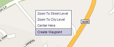 Map Context Menus In addition to asset icon context menus, right-click context menus are available at any