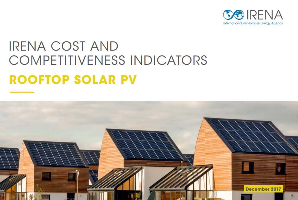 Other IRENA cost work 1. PV installed cost trends, 2.