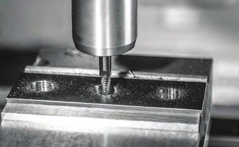 By optimizing the cutting geometry, substrate material, and surface treatment the tap will achieve the best results in CNC as well as in conventional thread cutting environments.