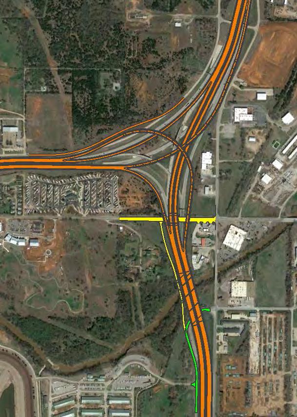 Right Hand Exits and Entrances To/From I-44 - Right Hand Entrance Ramp from NB I-35