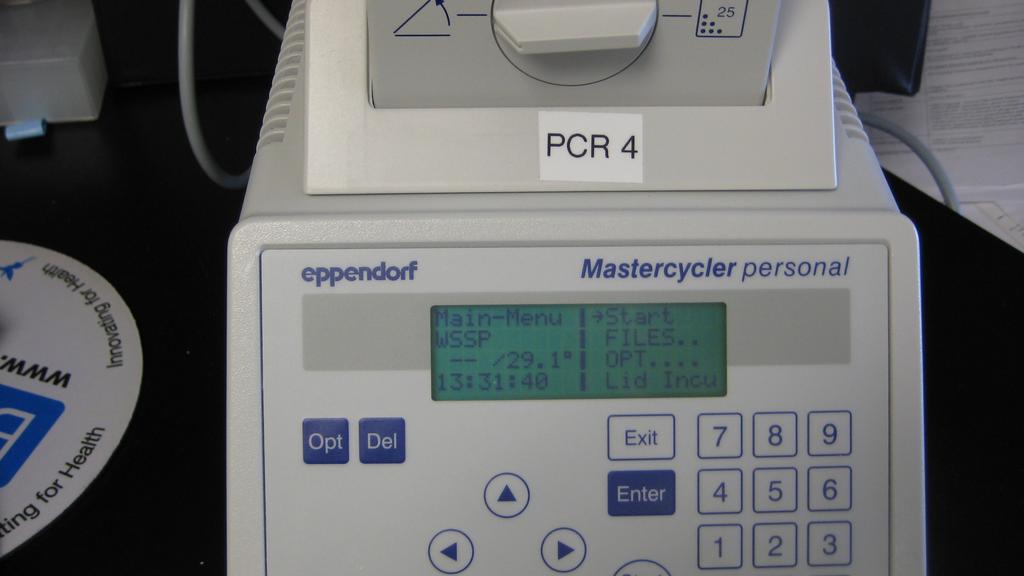 Lab 3: PCR on ONs b) Close the lid and lock it. c) Turn the thermal cycler ON by pressing the button located on the left back of the instrument.