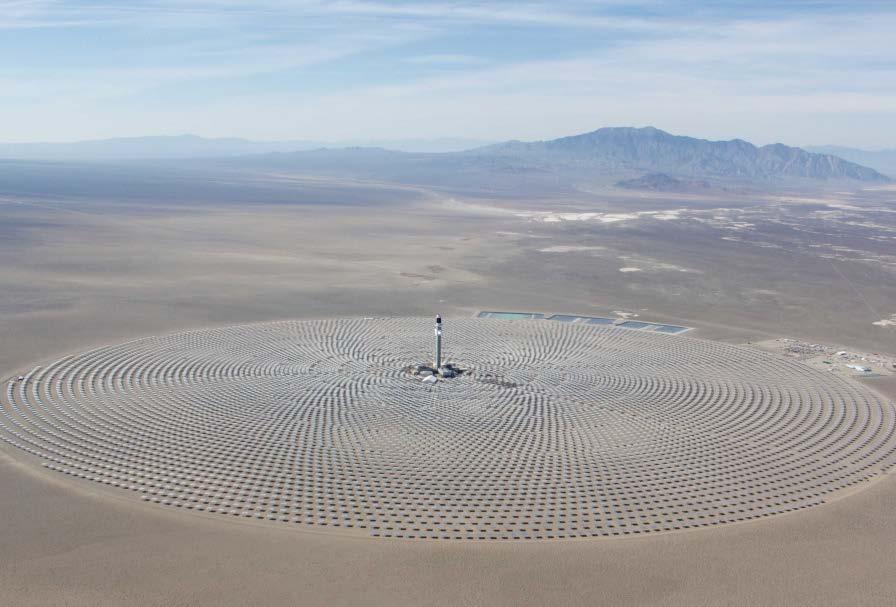 CSP AND PV SOLAR PROJECTS Geographically diverse portfolio of more than 3,000 MW of Concentrated Solar Power Projects Lead 110 MW project in construction - Crescent