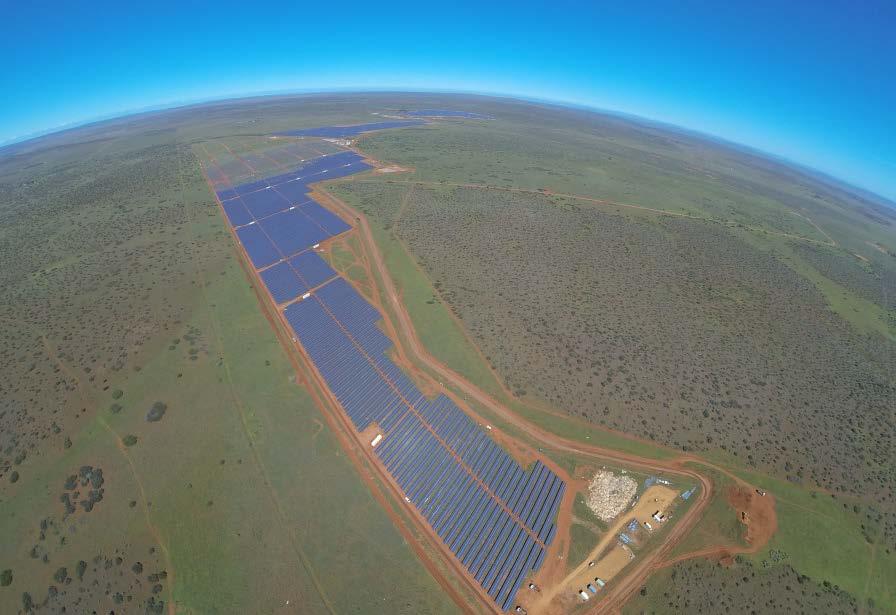 acres under control Expanded into Photovoltaic activities in early 2009 Three projects totaling 246 MW in construction in South Africa with capital costs of $820
