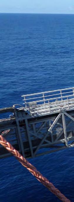 OFFSHORE & MARINE GANGWAYS A typical 45.5m Telescopic Gangway between fixed installation and accomodation rig. Marine Aluminium Telescopic Gangways provide optimal safety for offshore personnel.