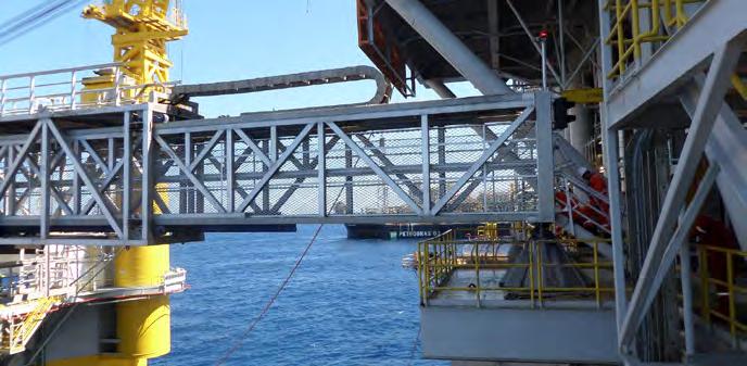 UPGRADES & MODIFICATIONS Active Motion Compensation (AMC) enables the Gangway to compensate for vessel movements, allowing a smooth connection to the landing area.