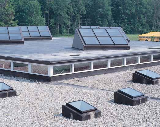 Other commercial options Commercial curb system The VELUX commercial curb system provides a practical and affordable solution for large overhead glazing applications.