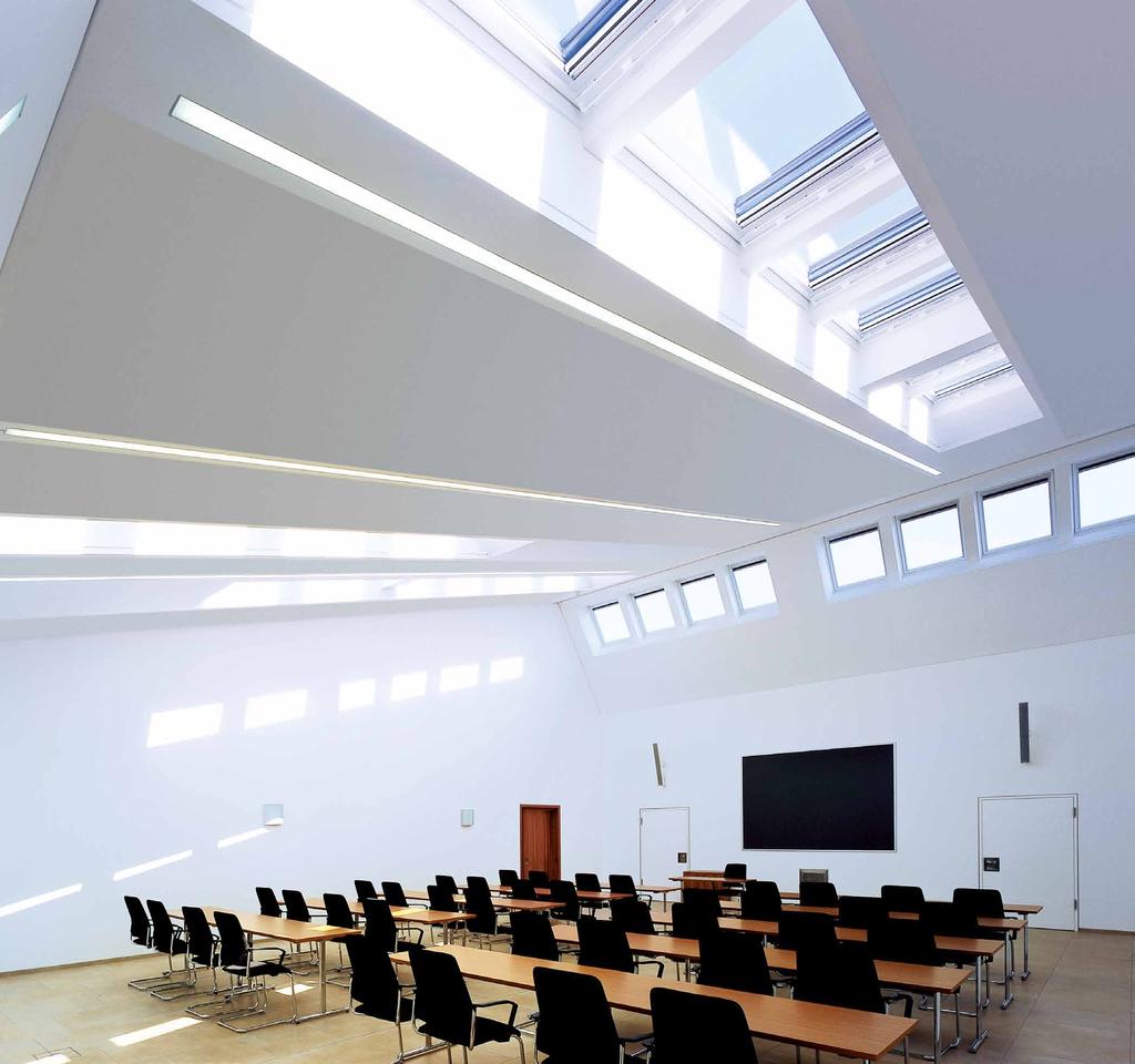 Schools Skylights in schools have been found to be positively and significantly correlated to better student performance in a study conducted by the Pacific Gas & Electric Company, 21,000 students
