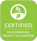 This declaration is an environmental product declaration in accordance with ISO 14025 that describes the environmental characteristics of the aforementioned product.
