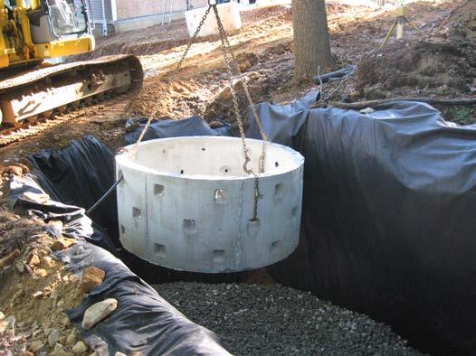 In New York City, the Department of Buildings has a Drywell Installation Report that must be filled out when a drywell is