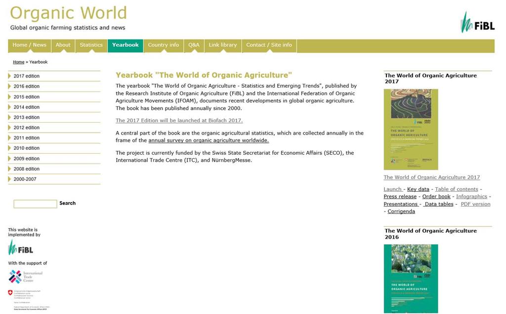 Website www.organic-world.