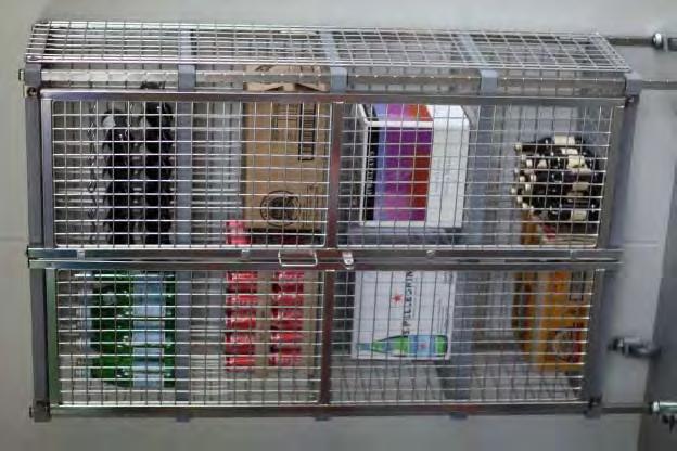 Security Cage PRODUCT CODE# M-Span: MSC Zinc Plated: ZSC Stainless Steel: SSC Security Shelving allows storage and movement of costly items with safety and security.