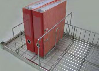 FINISH > Zinc > Stainless Steel > Chrome > Powder Coat SHELF DIVIDERS Suitable for wire