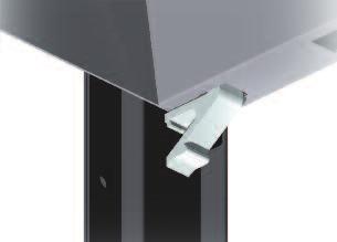 Stormor Euro Shelving features unique shelf support clips that simply slot into place giving firm support for even the heaviest loading requirements, yet allowing for quick and easy repositioning
