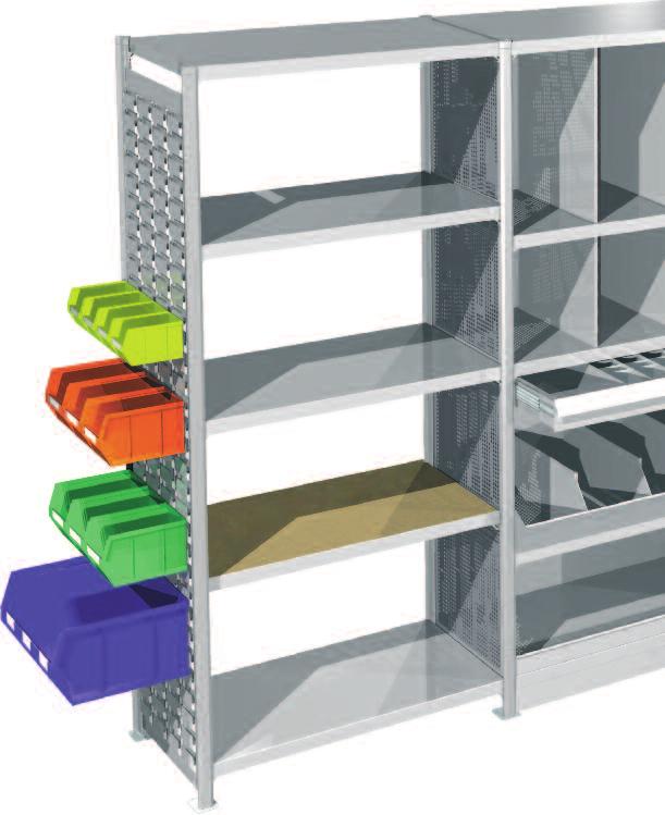 Easily Assembled & Adjustable Starting from scratch couldn t be simpler with Stormor Euro Shelving.
