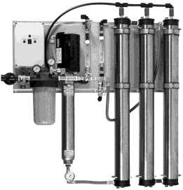 11/10/13 F27 Commercial Wall Mount Reverse Osmosis Systems (1800 to 5400 GPD) Standards: Pre-filter Housing NSF/ANSI Certified 42 Max Productivity Recovery (adjustable) Size (Qty.