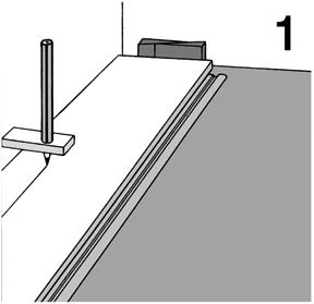 first row is finished (Fig.3&4). Fig.1 Fig.2 Continue to lay each remaining panel by folding the length of the panel first. DO NOT use a hammer or tapping block to install the planks. (Fig.3) Fold and place the end joint in the locking position, ensure that the joints are flat and free of damage or debris.