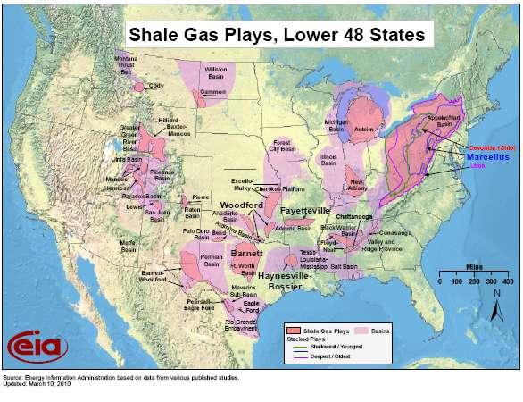 Growth of Shale Gas Lower 48 States Significant
