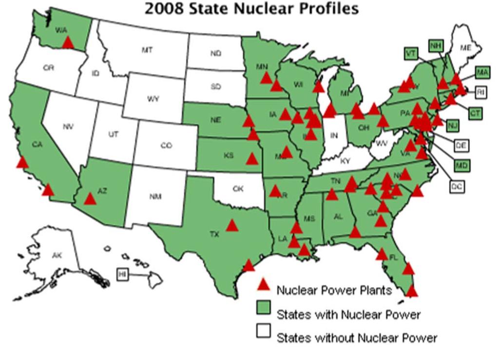 Highly utilized and aged nuclear fleet: Watch for license renewals NA Nuclear Plant Licenses Up for Renewals Approximately 20% of US electricity net generation is nuclear Beginning in 2009 the US