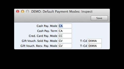 IMPORTANT SETTINGS The following settings apply to all the three methods previously mentioned as the Point of Sales module needs to be activated to use POS functionality and Cash Up routines with