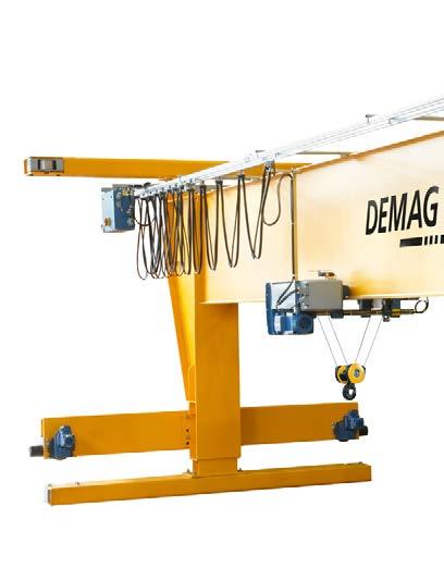 Safety and efficiency in every component Demag EKWK wall-mounted travelling cranes are a modular construction.