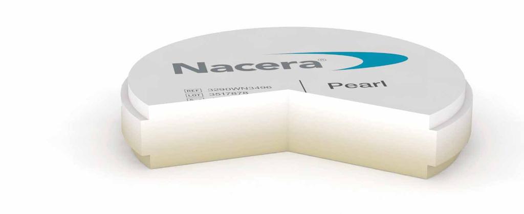 Nacera Pearl Q 3 Multi-Shade NEW A-Light A1 A2 Nacera Pearl Q3 Multi-Shade redefines the accuracy of color and fit of CAD / CAM restoration materials.