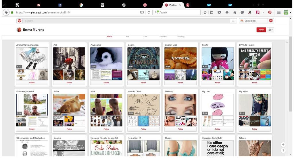 Here is an example of a person and Her pinterest account. Common sense Says, she s using pinterest to 1. Draw attention of her audience 2. Build authority in her industry. 3.