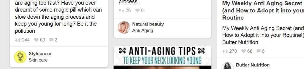 So, we ve searched for anti aging on pinterest.